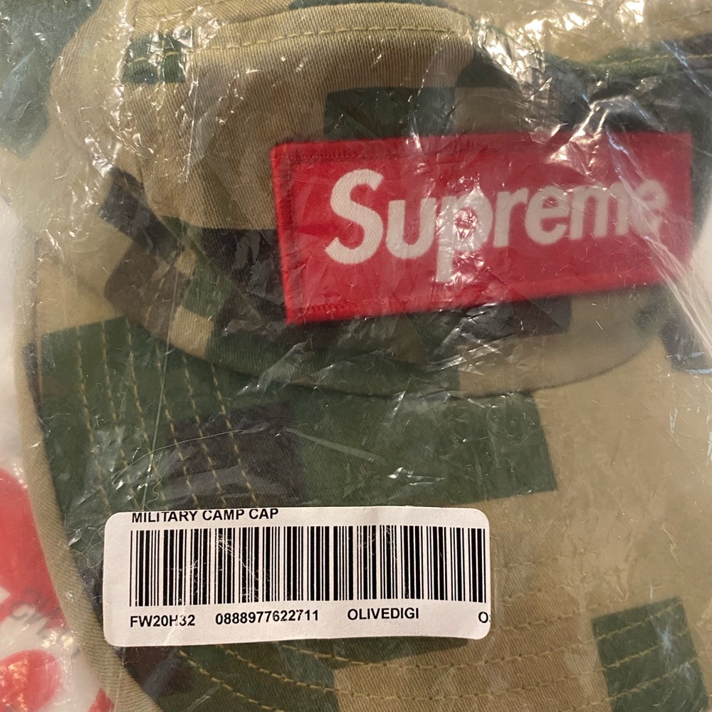 Supreme: Military Camp Cap: Olive Digi-Camo